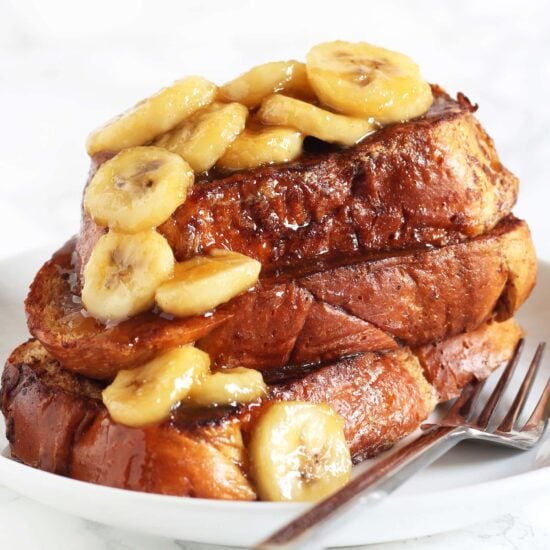 Bananas Foster French Toast - Handle the Heat