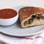 sausageartichokecalzone