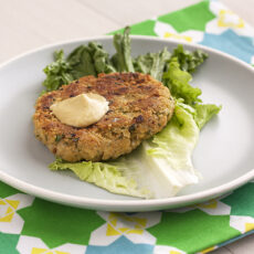 chickpea brown rice burgers