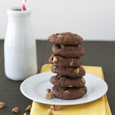 Chocolate Peanut Butter Chip Cookies