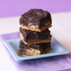 Peanut Butter Slutty Brownies