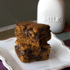 Chocolate Chip Pumpkin Bars