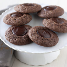 Double Chocolate Thumbprint Cookies