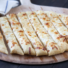 Cheesy Beer Breadsticks