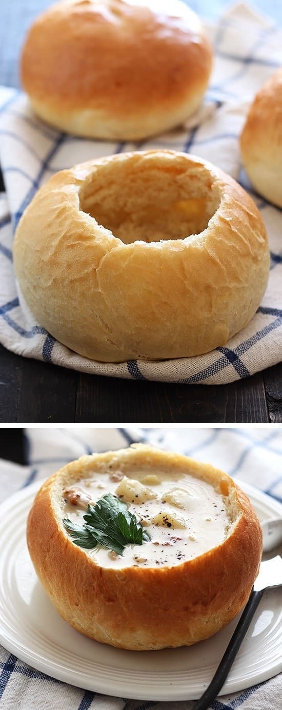 Homemade Bread Bowls Handle the Heat