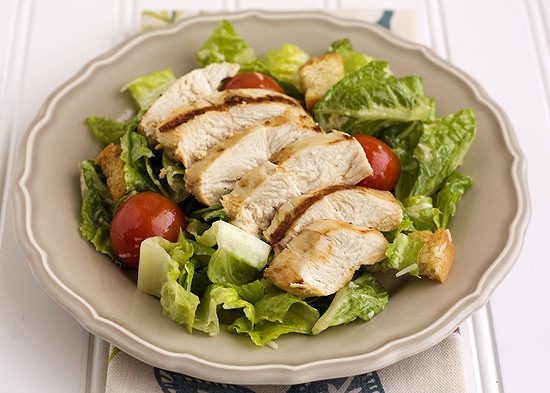 Grilled Chicken Caesar Salad - Handle the Heat