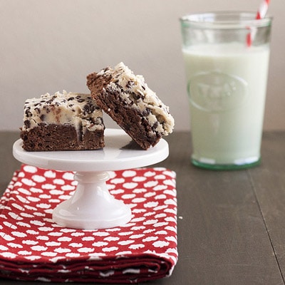Cookie Dough Brownies Handle The Heat