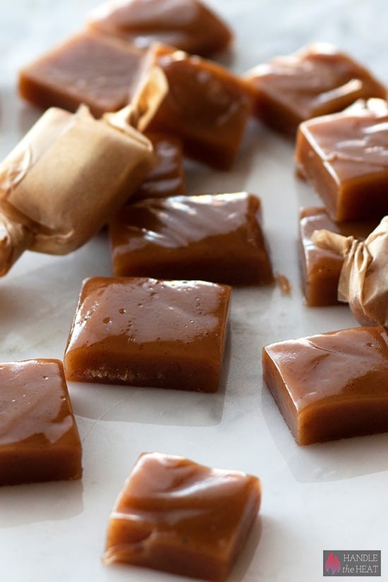 Apple Cider Carmels - bursting with flavor!