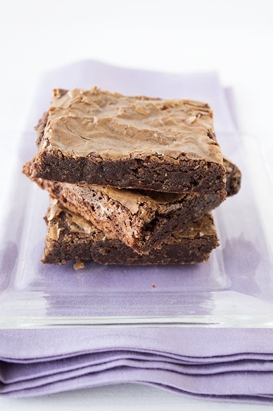 Crinkly Fudge Brownies are bound to become your family's favorite!