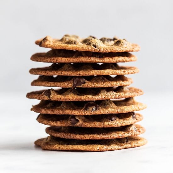 Thin And Crispy Chocolate Chip Cookies - 