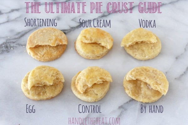 The Ultimate Pie Crust Guide breaks down small ingredient and technique changes to discover which pie crust recipe is the best!