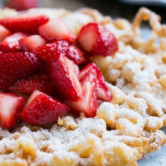 homemade funnel cakes
