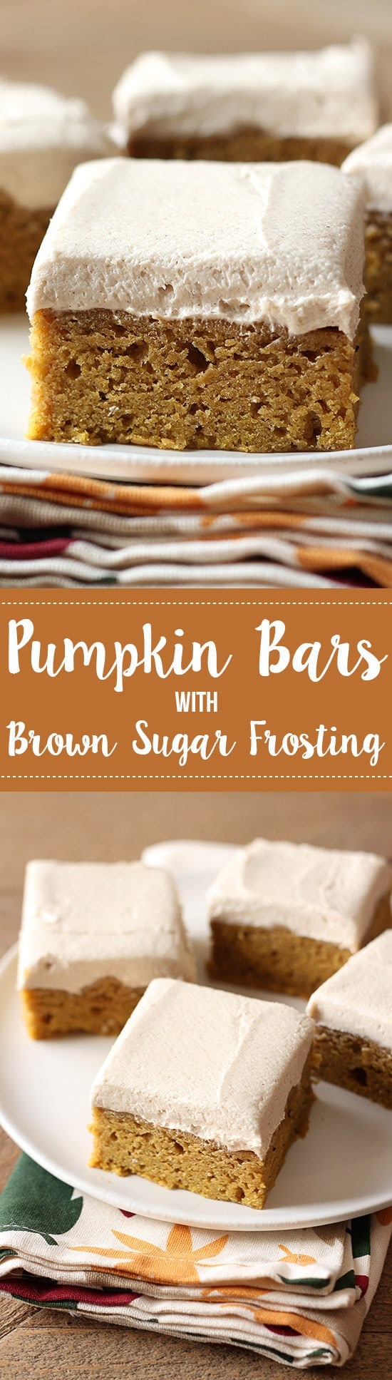 Pumpkin Bars With Brown Sugar Frosting Handle The Heat