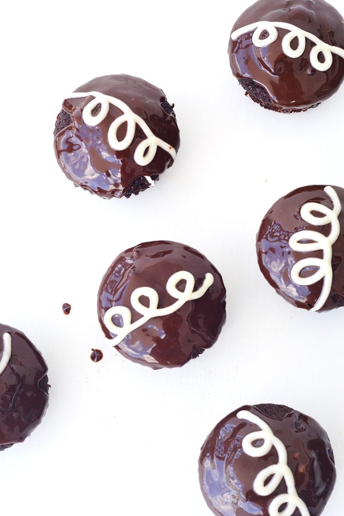 Homemade Ding Dong Chocolate Cupcakes